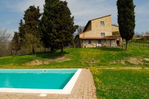 view from the pool