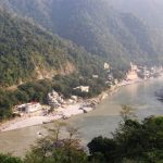 High above Laxman Jhula