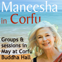 Maneesha in Corfu Buddha Hall May 2012