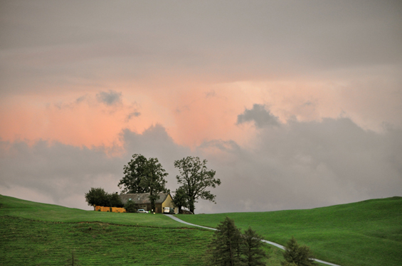 Pink sky