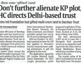 Interim Court Order Re Property Transfer