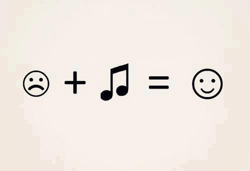 smilie smiles with music