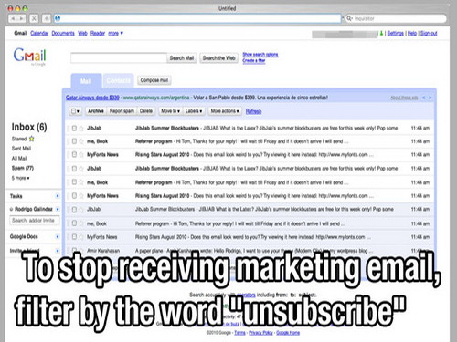 no newsletters