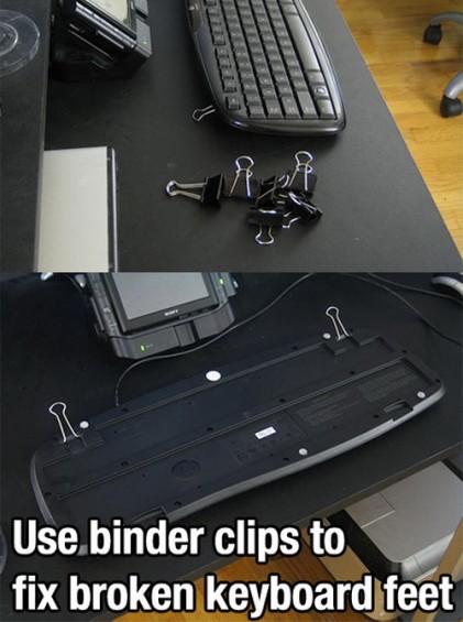missing feet on keyboard