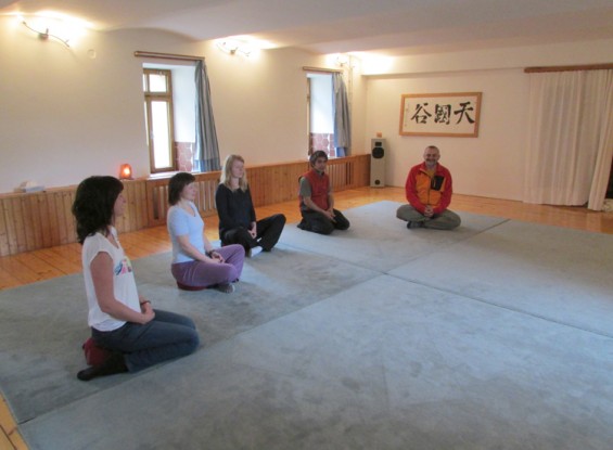 Meditation and group room in Shangri La house
