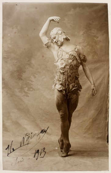 Nijinsky in Le Spectre de la Rose Ballets choreographed by Nijinsky