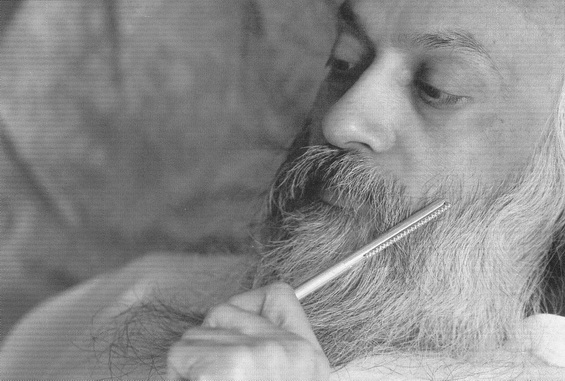 Osho with pen