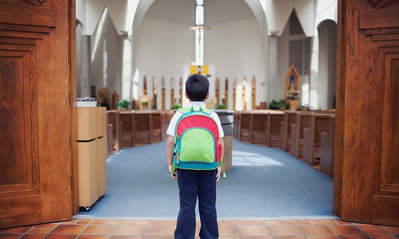 Child in Church