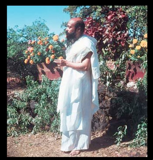 Osho in garden