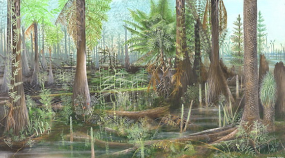 Carboniferous forest