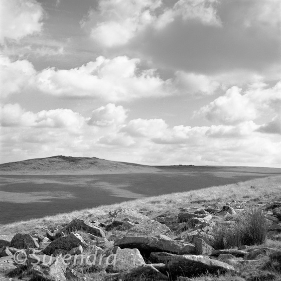 Steeperton Tor from East Mill Tor, Dartmoor, UK