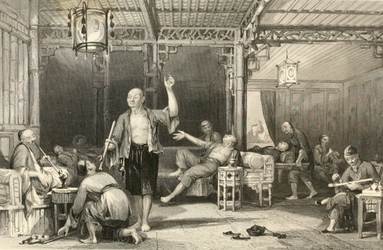 Chinese opium smokers