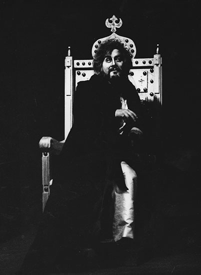 Kavi as Czar in 'Boris Godunov'