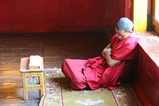 sleeping-monk