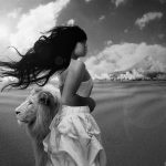 girl with lion by K-jaart