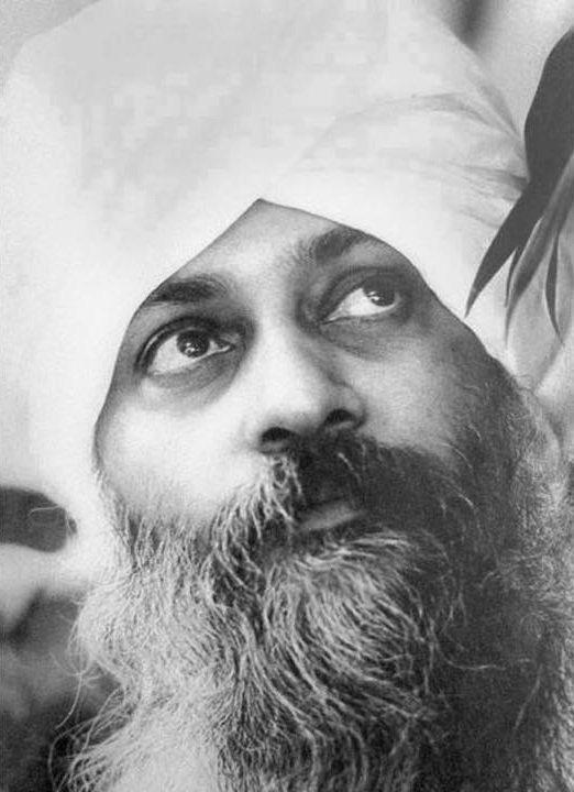Osho with turban