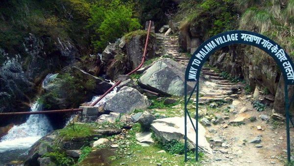 Malana Village sign