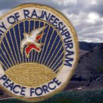 landscape with P F badge