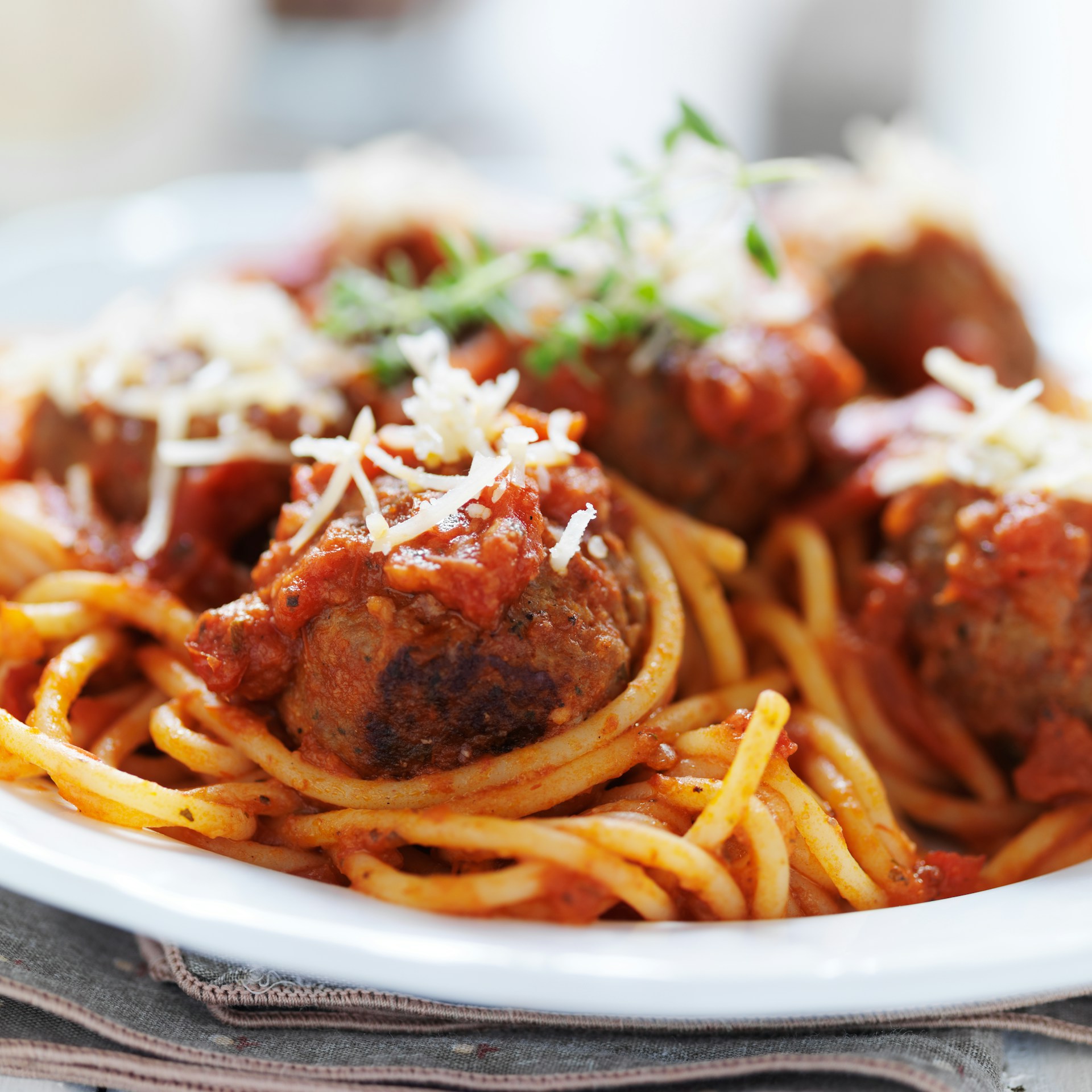 Spaghetti with meat balls