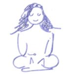 girl meditating