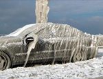 frozen car
