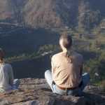 Meditators on Eagle's Rock