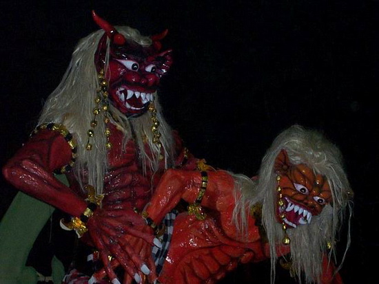 Two ogoh-ogoh