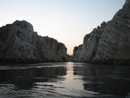 Narmada River just before sunset