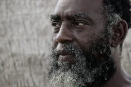 Elderly black man