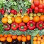 Colorful vegetables and fruit