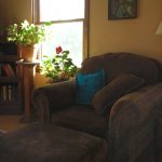 Madhuri's gold chair