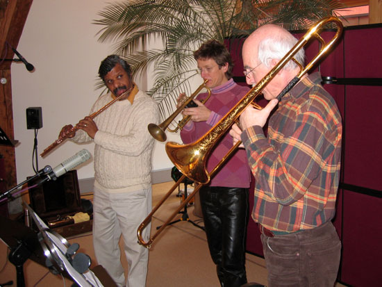 Lotus Paradise recording sessions in Zurich 2006