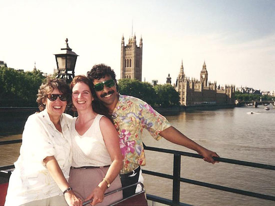 Vedam with Majuda and Punya in London