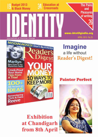 Pratiksha in IDENTITY April 2013