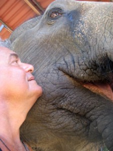 Yuri with elephant