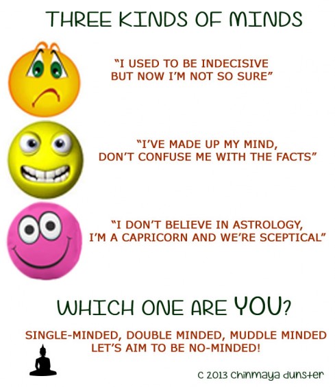 three kinds of minds cr chinmaya
