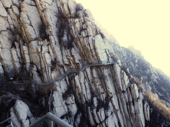 Up the mountain on the vertigo-inducing walk