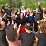 group exercise with Radha