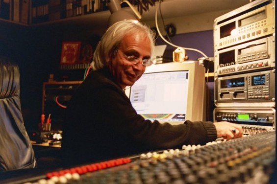 Prakash at the mixing desk