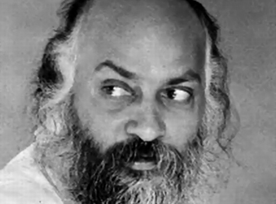 Osho looking to right