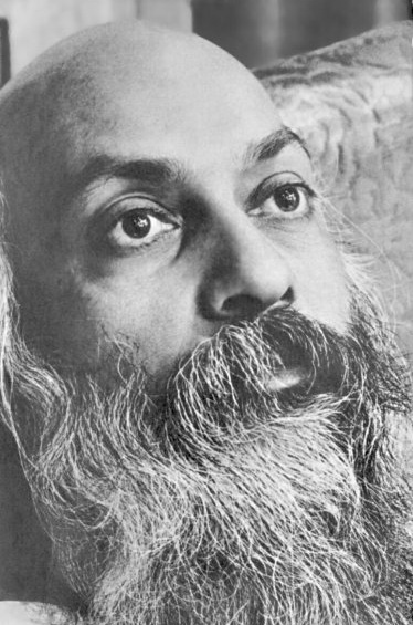 Osho looking up