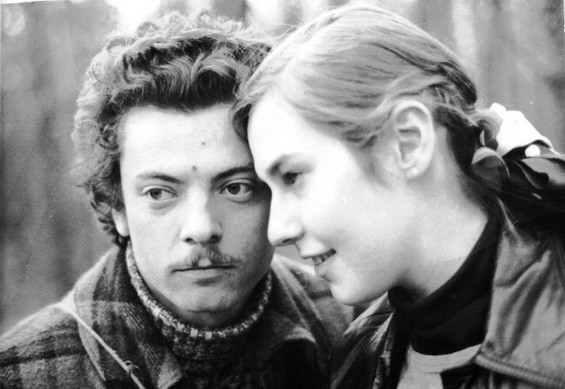 With his girlfriend in Berlin 1976