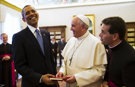 Pope Francis Obama