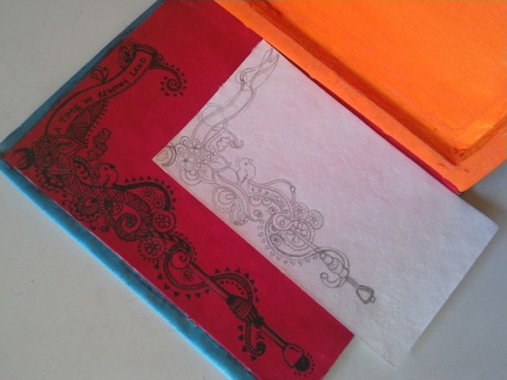 Illustrated inside-cover of the Kindle book-cover