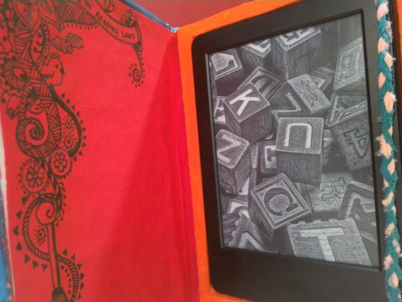Opening an eBook, the organic way.