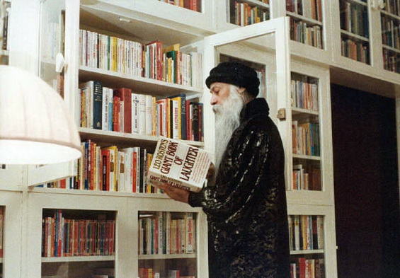 Osho in Library