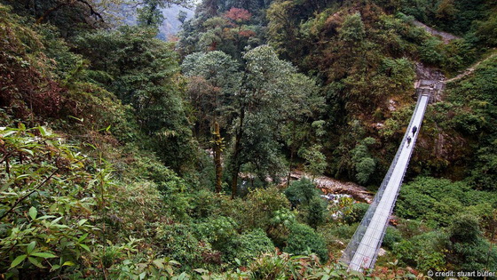 A bridge to the mountains