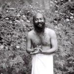 Osho in garden Feat
