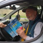 Subhuti learning to drive