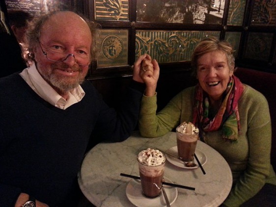 Hot chocolate at Café Heider with Anidana